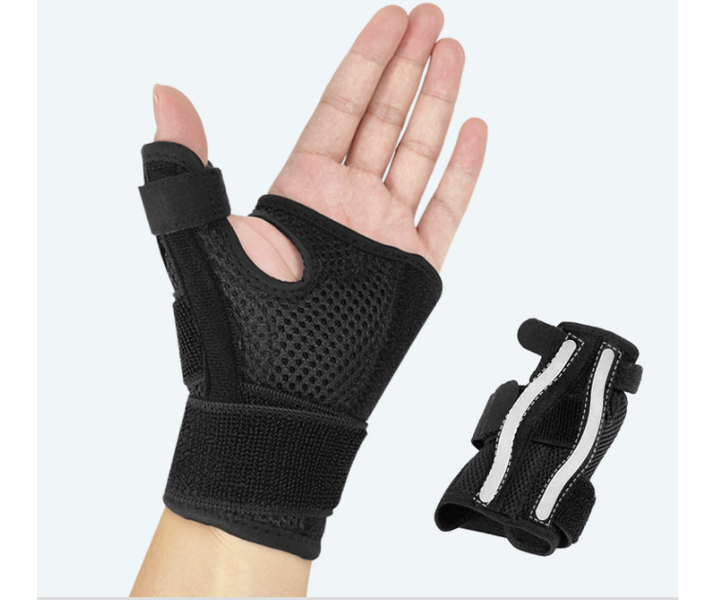 Adjustable comfortable reversible spica support left right hand splint protector thumb wrist brace