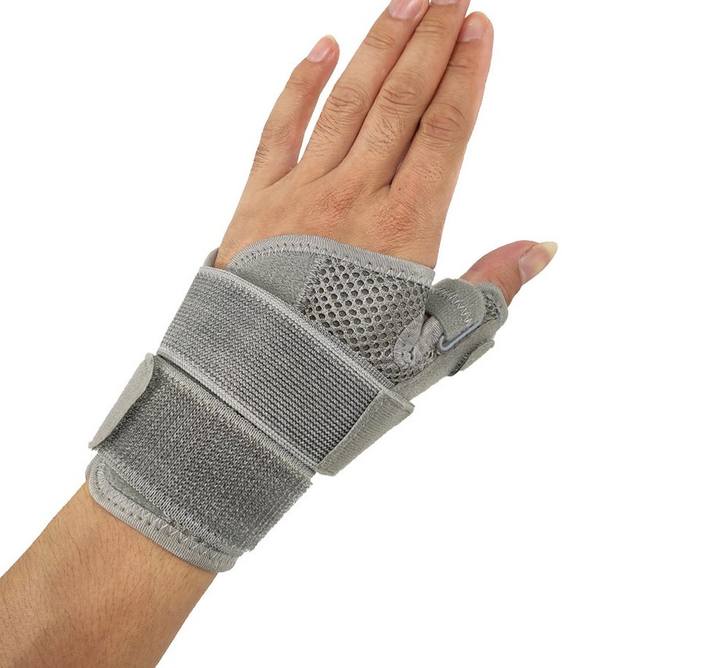 Adjustable comfortable reversible spica support left right hand splint protector thumb wrist brace