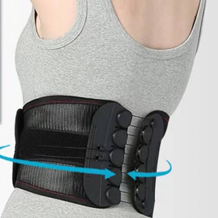 Adjustable drawstring pulley system Waist Back Support Lower Back Support belt for back pain ODM Manufacturing