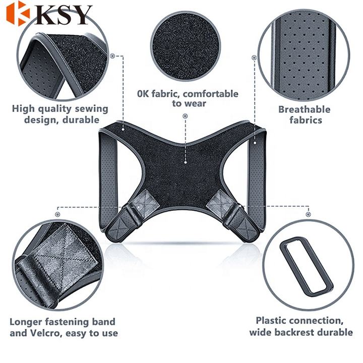 Adjustable posture shoulder corrector clavicle support breathable shoulder blade correction strap Manufacturing and Export Efficiency