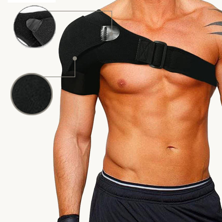 Adjustable sports shoulder pads Fitness strain protection pressure protection left and right shoulder pads Product Manufacturing Excellence