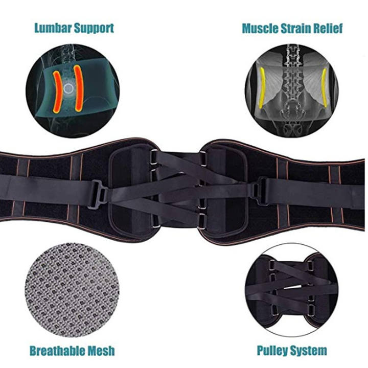 Adjustable support belt Men's and women's Sculpting waist Velcro belt Sports waist support power support belt Affordable Factory Pricing Supply