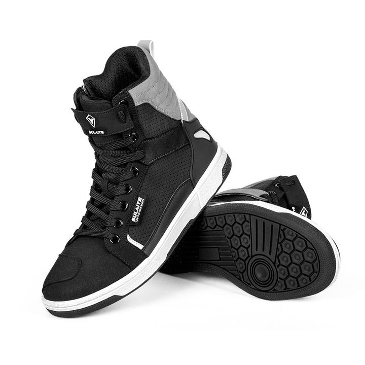 All Season Anti-slip Biker Boots Men Motorcycle Boots Microfiber Motocross Shoes Causal Motorboats Motorcycle Sneakers Factory-Owned Wholesale