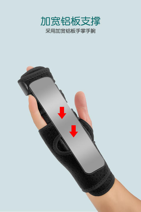 Aluminum Wristband Wrist Brace Finger Support Broken Fingers Arthritis Tendonitis Finger Splint Carpal Thumb Guard Manufacturing & Supply Network