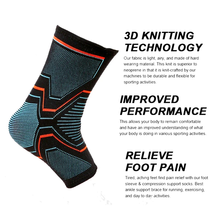 Ankle Brace Compression Sleeve Injury Recovery Joint Pain Tendon Support Plantar  Foot Socks with Arch Support China Manufacturing Distributor