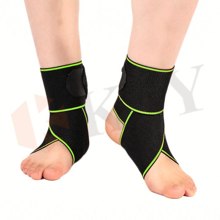 Ankle Support Sleeve Compression Adjustable Elastic Sports Basketball Ankle Bandage