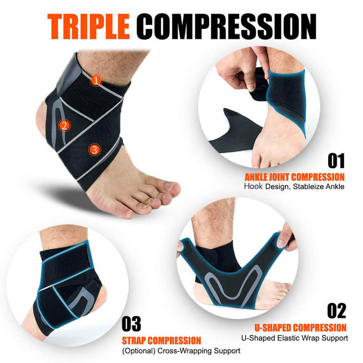 Ankle protection thin breathable and elastic ankle strap compression and anti sprain sports ankle sleeve Mass Wholesale Innovation