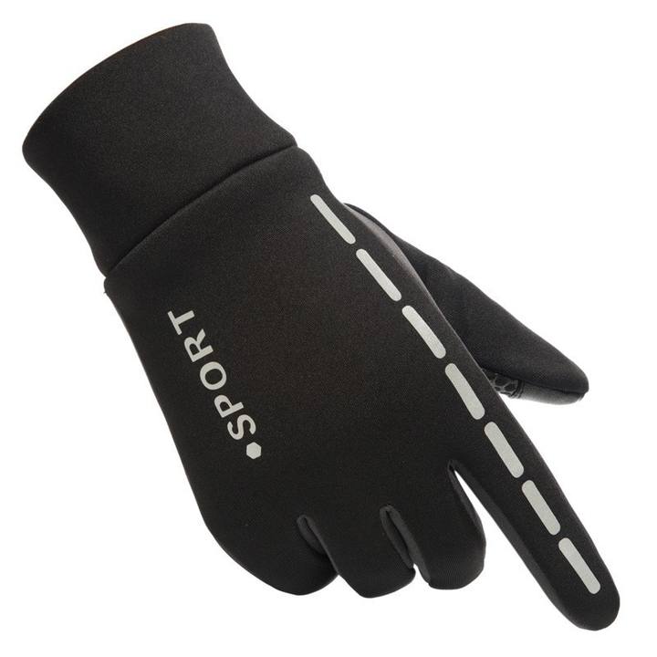Autumn and winter cycling gloves with fleece non-slip touch screen outdoor waterproof windproof gloves Wholesale Factory