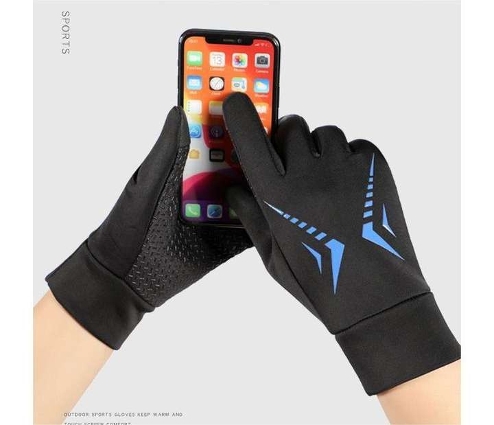 Autumn and winter wool warm windproof waterproof anti-slip touch screen sports running driving riding warm gloves Discounted Bulk Pricing