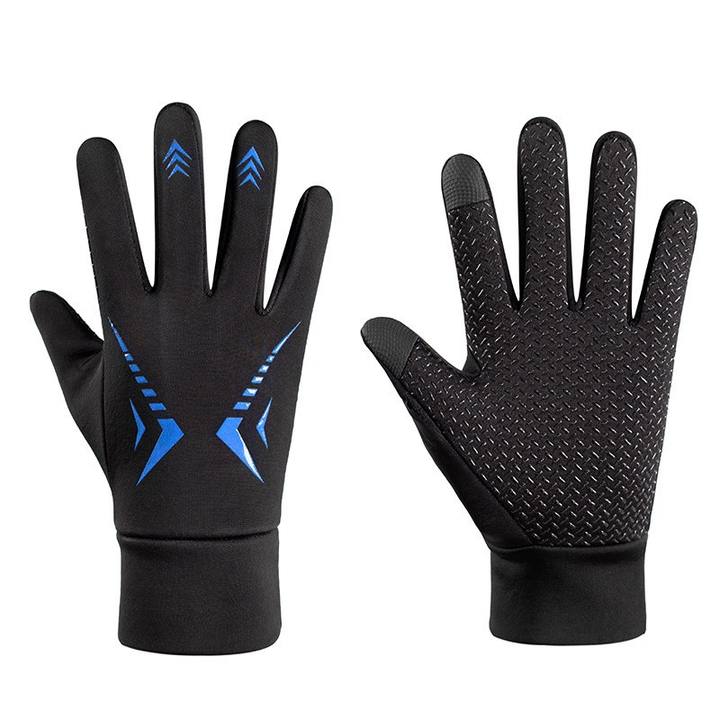 Autumn and winter wool warm windproof waterproof anti-slip touch screen sports running driving riding warm gloves Discounted Bulk Pricing
