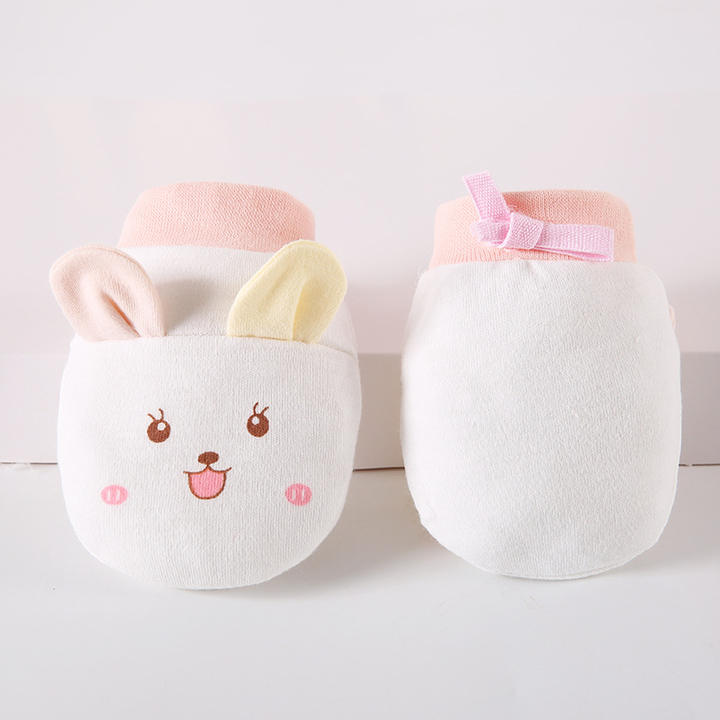 Baby Anti Scratching Soft Cotton Gloves Newborn Protection Face Scratch Mittens Infant Handguard Supplies China Manufacturing Hub