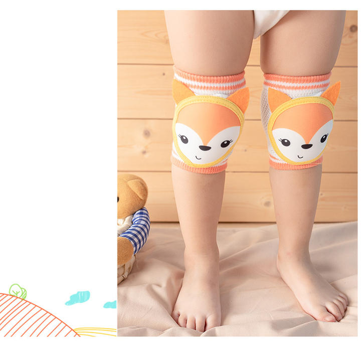 Baby Knee Pads Infant Toddler Breathable Cotton Kneepads Protector Cute Animals Kids EVA Knee Pad Baby Knee Pads Mass Wholesale Innovation