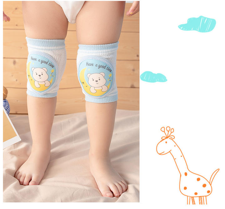 Baby Knee Pads Infant Toddler Breathable Cotton Kneepads Protector Cute Animals Kids EVA Knee Pad Baby Knee Pads Mass Wholesale Innovation