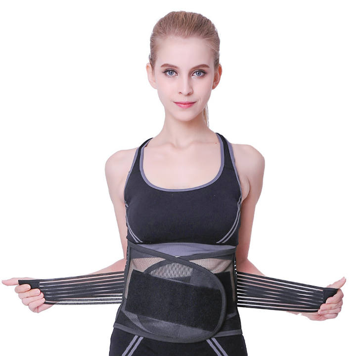 Back Pain Waist Support Belt Lumbar Waist Belt bands Support Waist Brace Belt Factory Direct Sales Export
