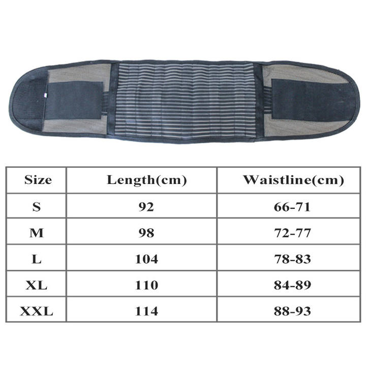 Back Pain Waist Support Belt Lumbar Waist Belt bands Support Waist Brace Belt Factory Direct Sales Export