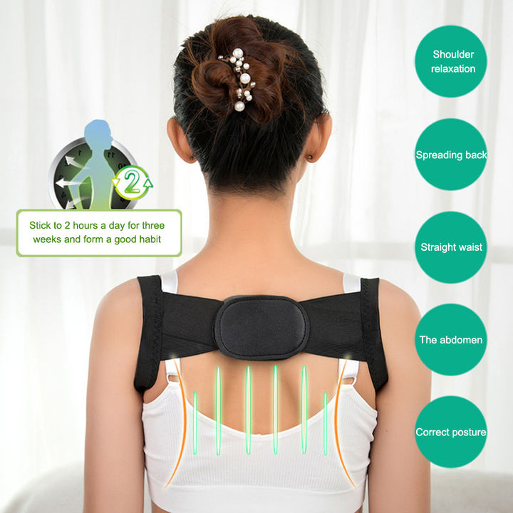 Back Shoulder Posture Corrector Adult Children Corset Spine Support Belt Correction Brace Orthotics Correct Posture Health