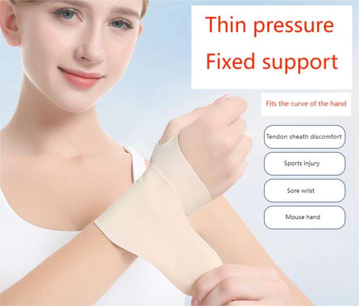 Badminton tennis sprain wrist guard tendon sheath fixed pressure hand guard Female sports light wrist guard