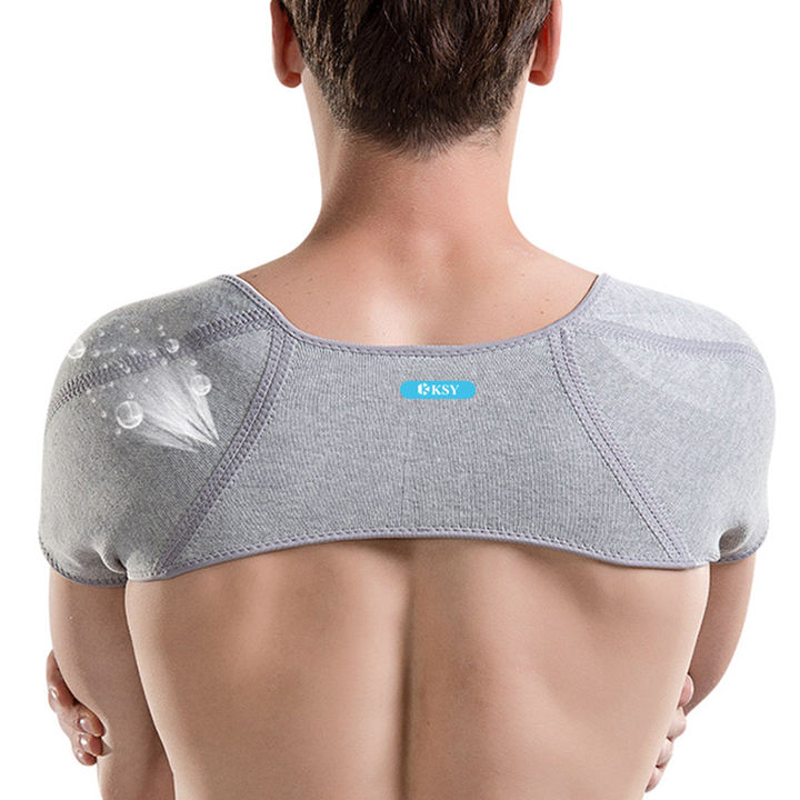 Bamboo charcoalshoulder protector sleeping air-conditioned room to do the month cold warm adjustable sports shoulder protector Overseas Manufacturing