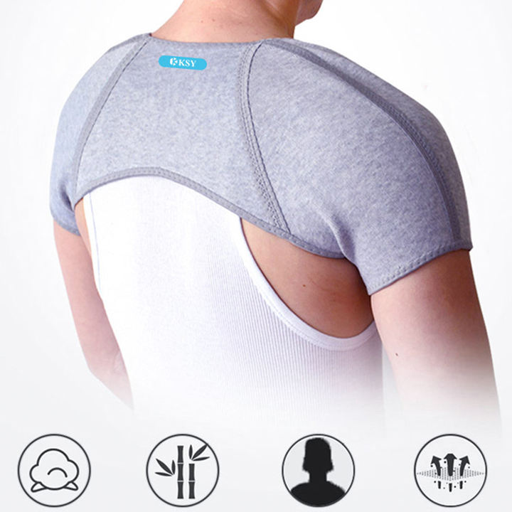 Bamboo charcoalshoulder protector sleeping air-conditioned room to do the month cold warm adjustable sports shoulder protector Overseas Manufacturing