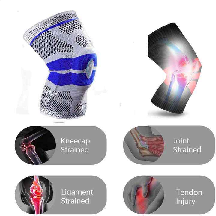 Basketball knee support with silicone pad Wholesale Distribution Center