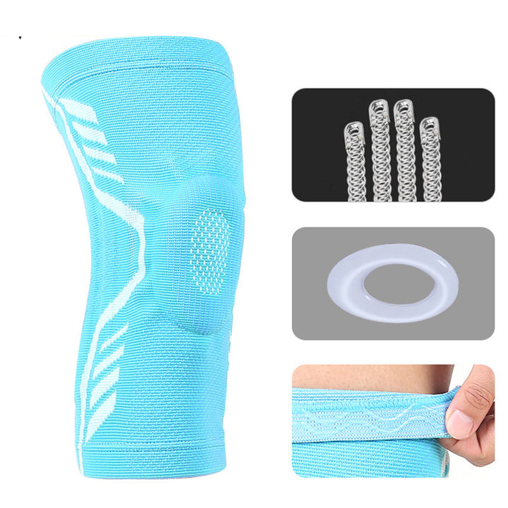 Basketball sports knee pads pressure silicone anti-collision outdoor cycling and fitness leg guards meniscus protection cover