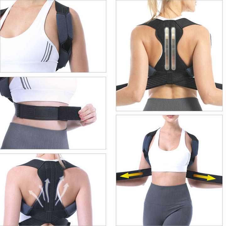 Best Back Waist Posture Corrector Adjustable Adult Correction Belt Waist Trainer Shoulder Lumbar Brace Spine Support Belt Vest Export Manufacturing