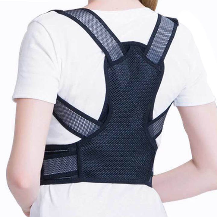 Best Neoprene Adjustable Lumbar Upper Posture Corrector Back Support Belt Vest Brace Export Manufacturing Operations