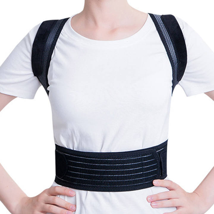 Best Neoprene Adjustable Lumbar Upper Posture Corrector Back Support Belt Vest Brace Export Manufacturing Operations
