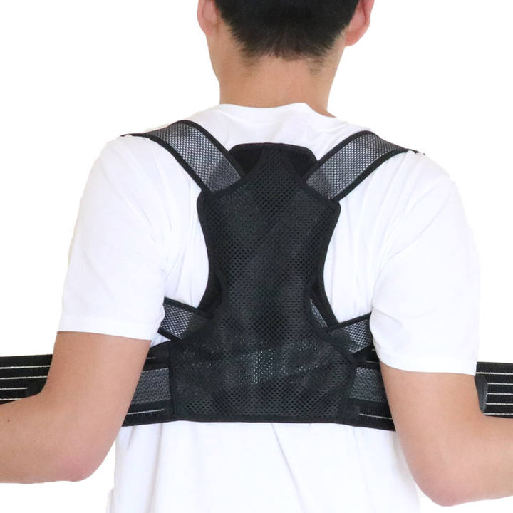 Best Neoprene Adjustable Lumbar Upper Posture Corrector Back Support Belt Vest Brace Export Manufacturing Operations