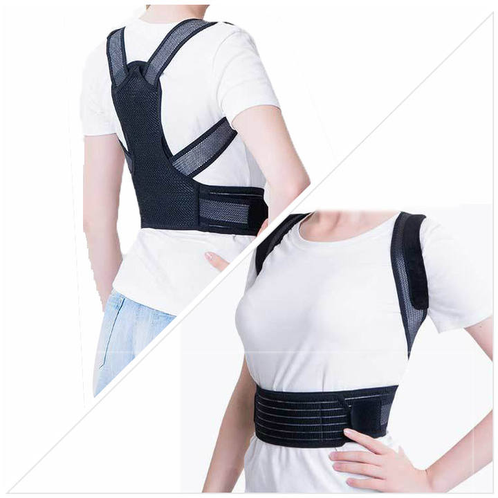 Best Neoprene Adjustable Lumbar Upper Posture Corrector Back Support Belt Vest Brace Export Manufacturing Operations