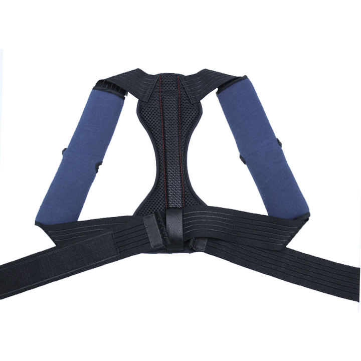 Best Selling Adjustable Back Brace for Clavicle Support Upper Back Straightener With Shoulder Pads Overseas Manufacturing Manufacturer