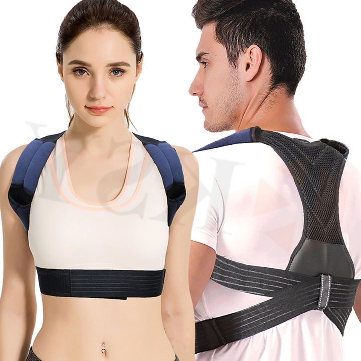 Best Selling Back Brace Posture Corrector Back Support Adjustable for Men and Women Black S M  L Wholesale Supplier