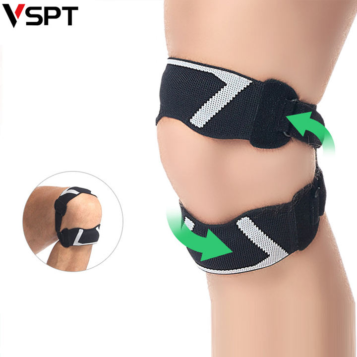 Bidirectional pressure adjustment patellar belt knee guard running cycling fitness sports shock absorber meniscus guard Wholesale Bulk Supply