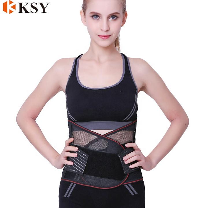 Black Skin Color New Design Breathable Material Waist Trainer Back Lumbar Support Belt China Factory Direct Production
