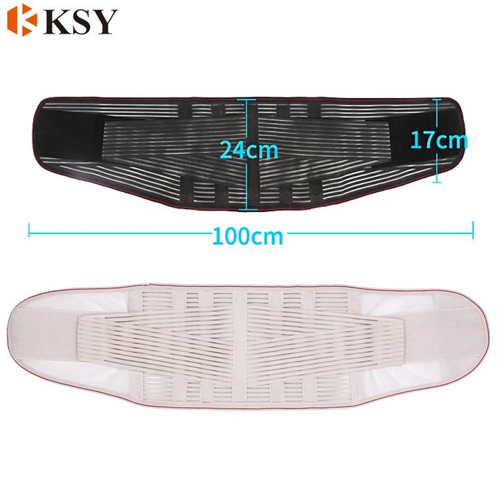 Black Skin Color New Design Breathable Material Waist Trainer Back Lumbar Support Belt China Factory Direct Production