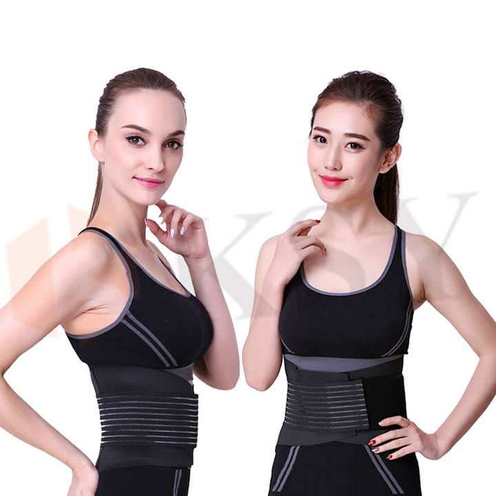 Body Nylon adults Slimming Sport Girdle Waist Trainer Corset  For Waist Trimmer With Steel Boned