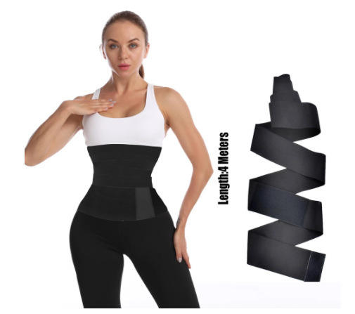 Body Shaper Polyester Trimmers Tummy Trimmer Bandage Wrap Waist Trainer Waist Wrap Band Discount Factory Network
