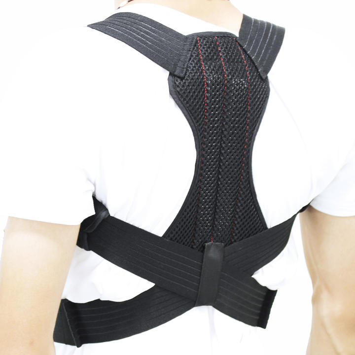 Braces straight fixed strap open shoulder beautiful back support orthotics