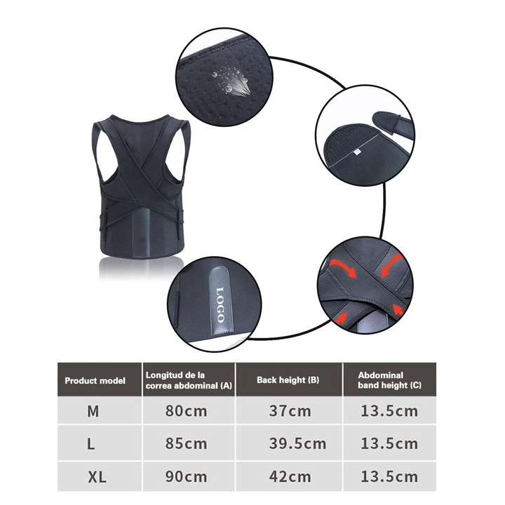 Braces straight fixed strap open shoulder back support orthotics Manufacturing Firm