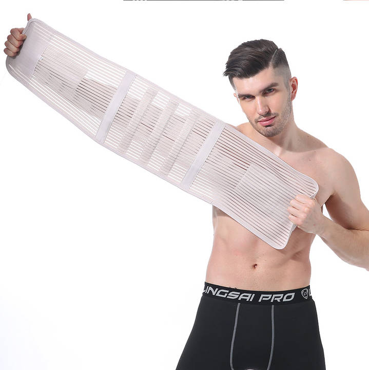 Breathable Double Pull Elastic Mesh Lower Lumbar Back Brace Large-Scale Manufacturing