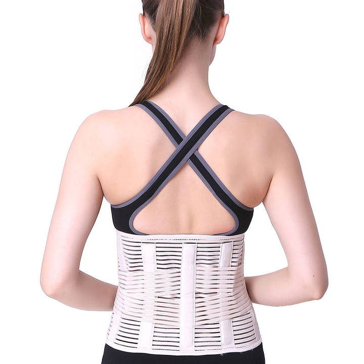 Breathable Double Pull Elastic Mesh Lower Lumbar Back Brace Large-Scale Manufacturing
