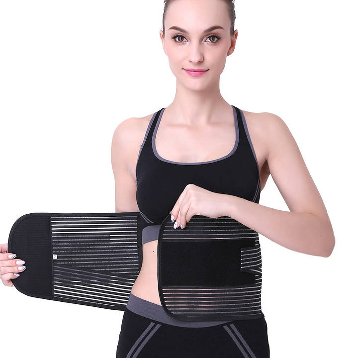 Breathable Double Pull Elastic Mesh Lower Lumbar Back Brace Large-Scale Manufacturing