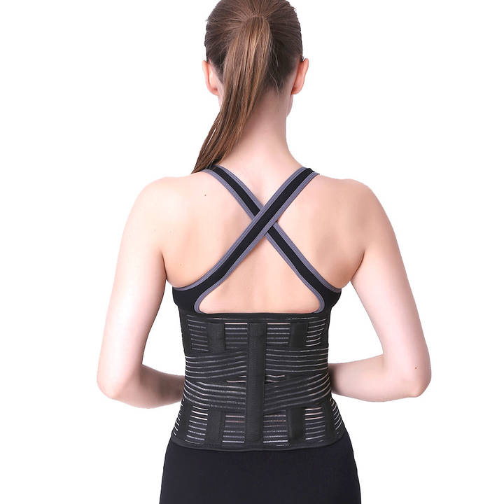 Breathable Double Pull Elastic Mesh Lower Lumbar Back Brace Large-Scale Manufacturing