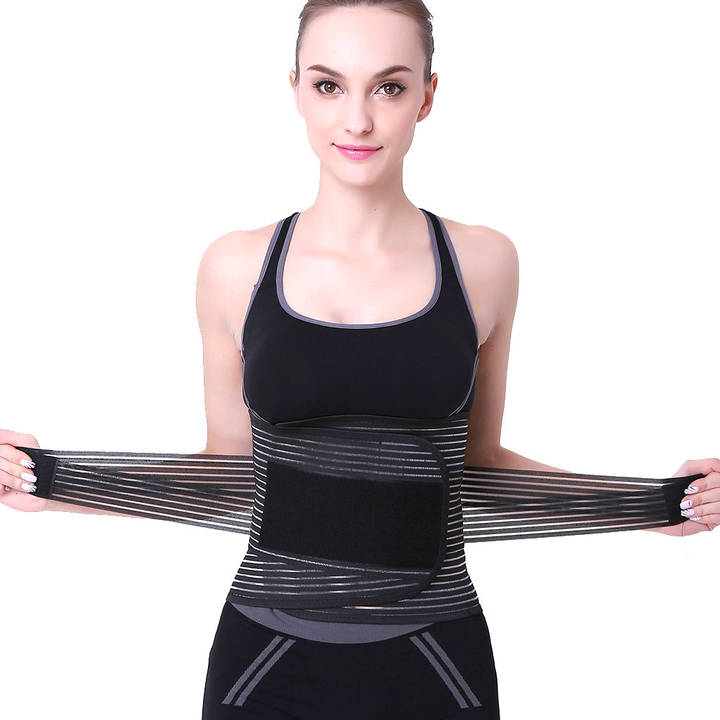 Breathable Double Pull Elastic Mesh Lower Lumbar Back Brace Large-Scale Manufacturing