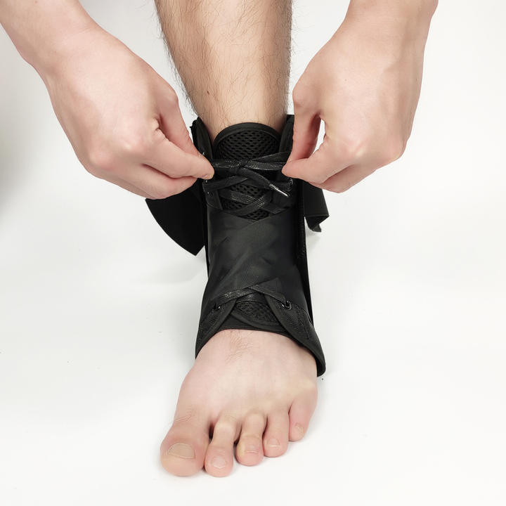 Breathable Elastic Sports Fitness Guard Band Belt Ankle Protector Bandage Compression Ankle Support Brace Industrial Wholesale