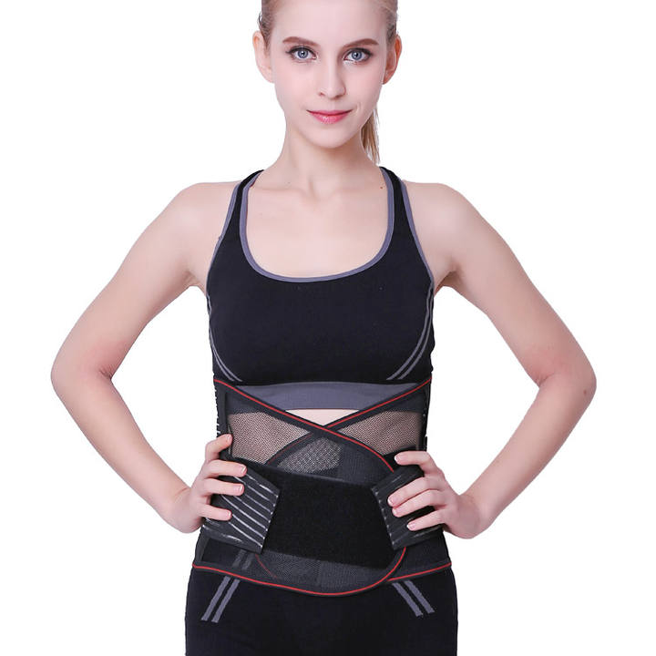 Breathable Lumbar Back Belt waist support back pain relief Back Support Belt for Men Women lumbar support belt China Manufacturing