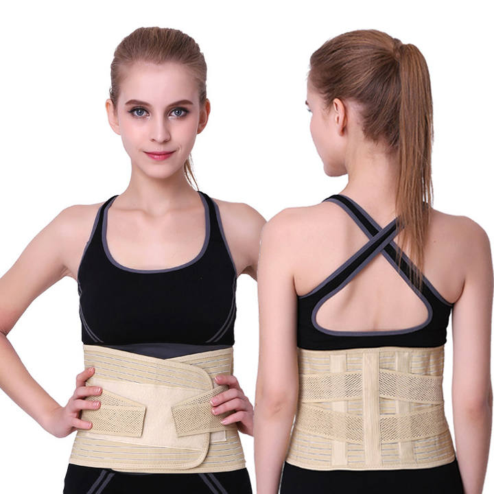 Breathable Mesh Lower Back Waist Support Brace Lumbar Waist Support Belt for Relieving Low Back Pain Quality Manufacturing