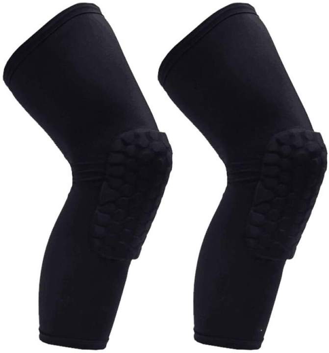 Breathable Sports Football Basketball Knee Pad Honeycomb Leg Brace Support