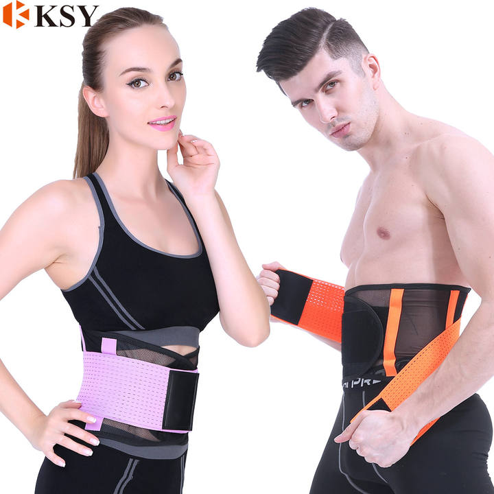 Breathable Sweat Belt Waist Cincher Trimmer Body Shaper Girdle Fat Burn Belly Slimming Band for Weight Loss Fitness Workout Global Wholesale Market