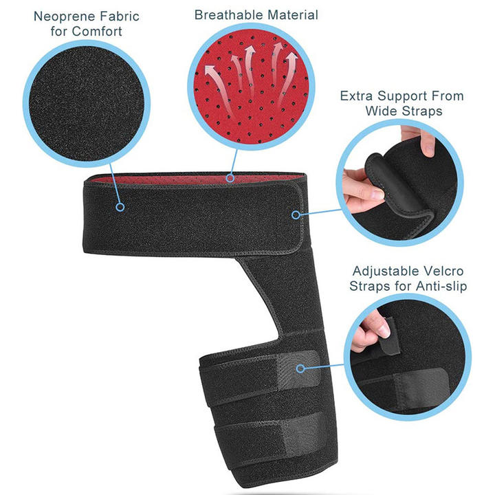 Breathable anti-muscle strain Hip Protection Thigh Protection Groin sports leg protector Factory Authorized Wholesale